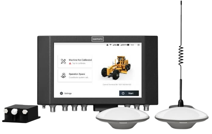 NAVMOPO H36 3D-система наведения для автогрейдера