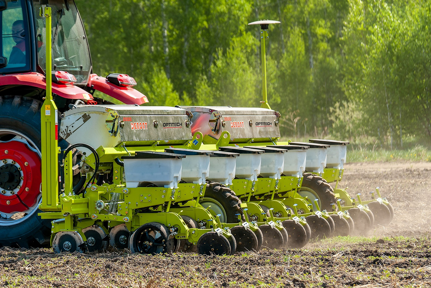Сеялка OPTITECH - линейки DEBONT 2BQS-8A
