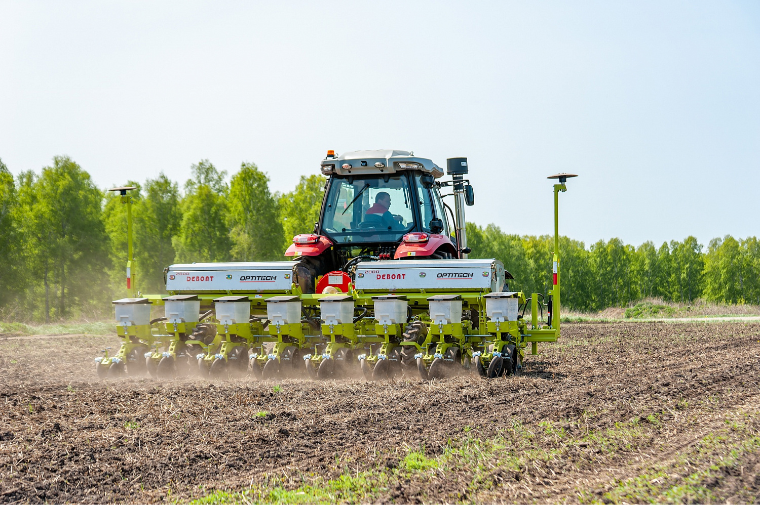 Сеялка OPTITECH - линейки DEBONT 2BQS-8A